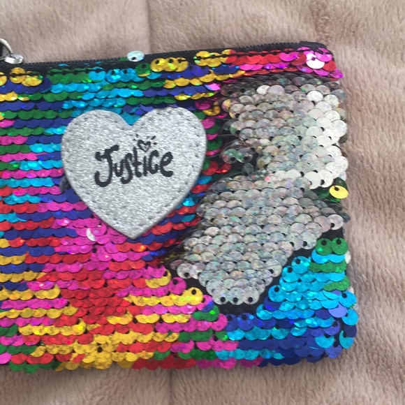 Justice flip sequin change purse - Picture 2 of 3